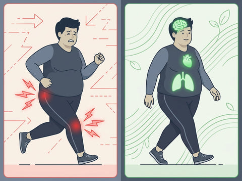 If you're overweight, please don't jog