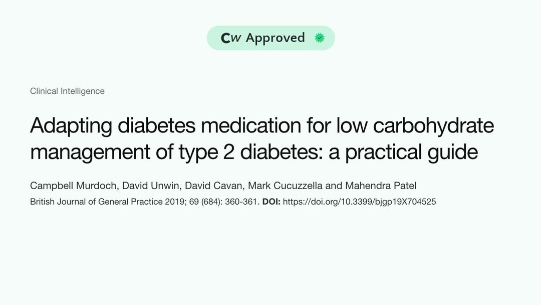 Image showcasing Adapting diabetes medication for low carbohydrate management of type 2 ...