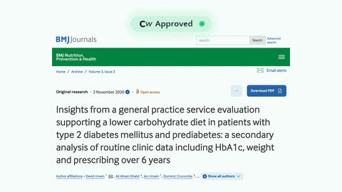Lower carbohydrate diet in patients with type 2 diabetes mellitus and prediabetes