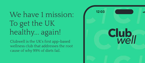 We have one mission: To get the UK healthy again! Clubwell is the UK's first app-based wellness club that addresses the root cause of why 99% of diets fail.