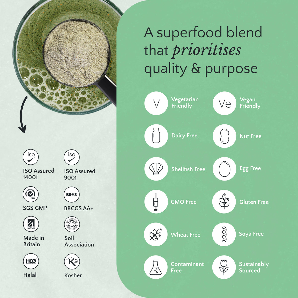 Green⁵: Daily Nutrition Powder