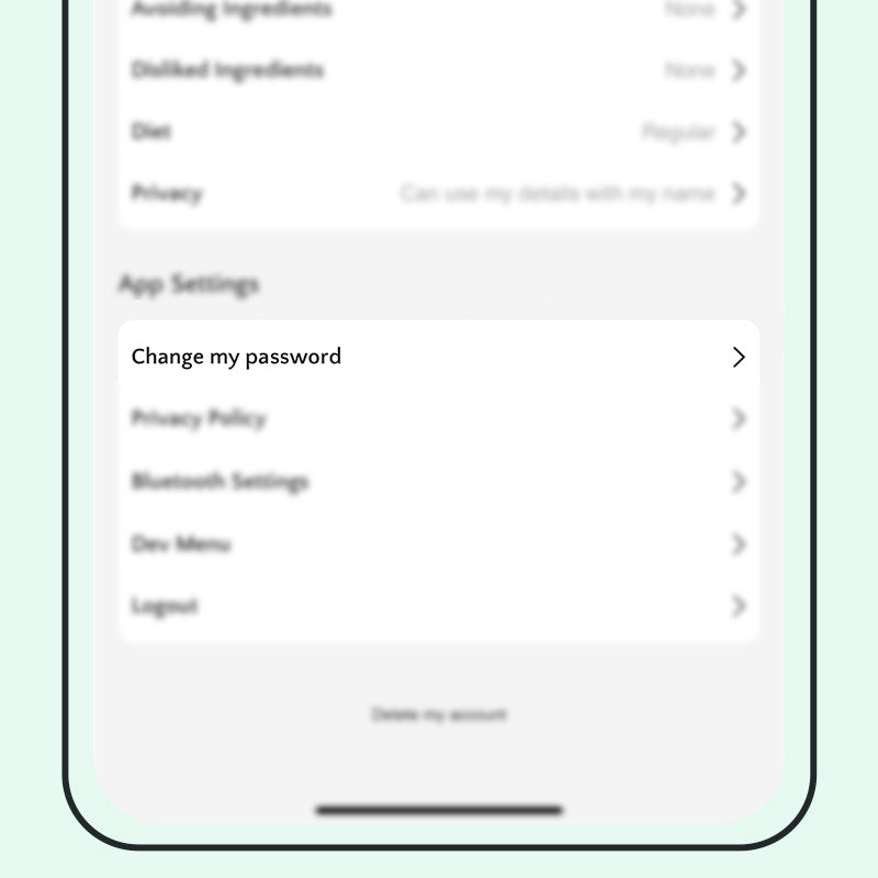 How to change your password
