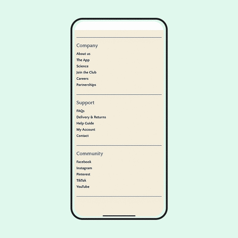 Clubwell website showing how to access orders and subscriptions