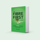 Book titled 'The Fibre First Diet' with a green cover on a white background